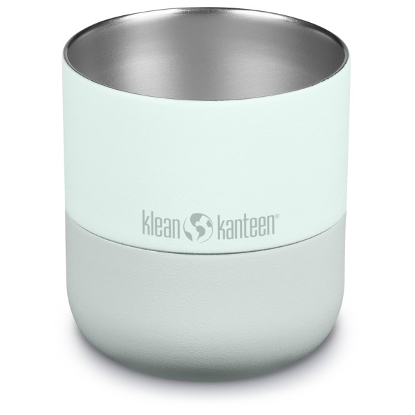 Klean Kanteen Rise Lowball with Slide Lid Isolierbecher (Gr 237 ml |grau/weiß)