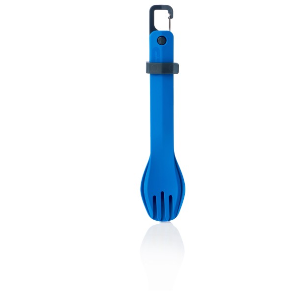 humangear Besteck GoBites Bio K/F/S Besteck-Set (blau/weiß)