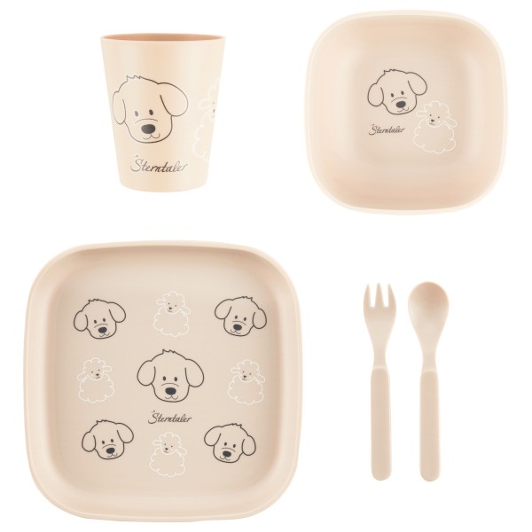 Sterntaler Kid’s Geschirrset Bestekset Beige