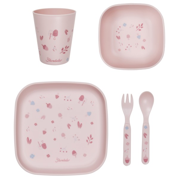 Sterntaler Kid’s Geschirrset Rechteckig Bestekset Roze