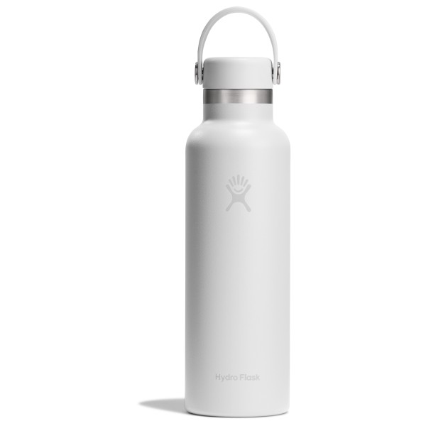 Hydro Flask Standard Mouth with Standard Flex Cap Isolierflasche (Gr 710 ml |weiß/grau)