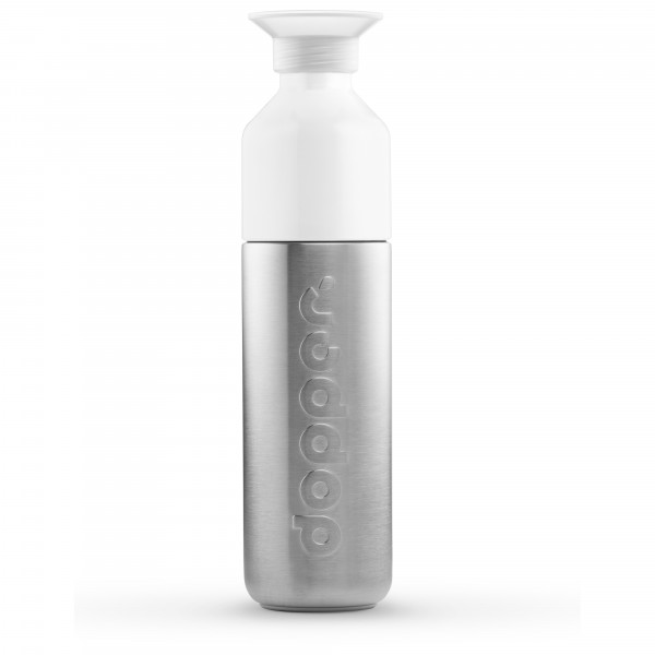 Image of Dopper - Dopper Solid Steel - Trinkflasche Gr 490 ml grau/weiß bei Bergfreunde.ch - der Outdoor Shop