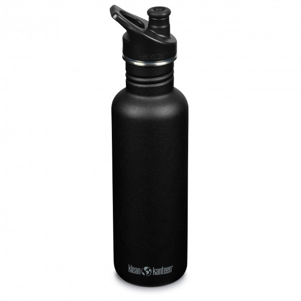 Image of Klean Kanteen - Classic with Sport Cap - Trinkflasche Gr 800 ml schwarz bei Bergfreunde.ch - der Outdoor Shop