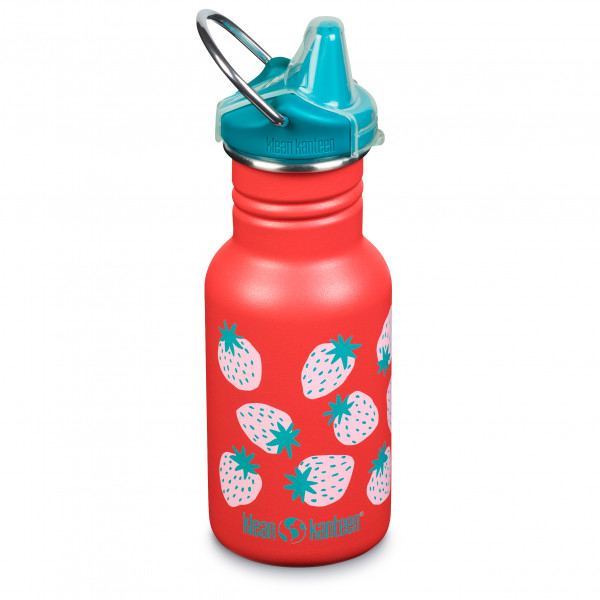 Image of Klean Kanteen - Kid"s Classic Narrow with Sippy Cap - Trinkflasche Gr 355 ml rot'