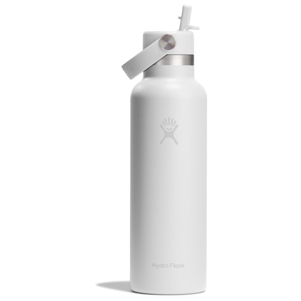 Hydro Flask Standard Flex Straw Cap Isolierflasche (Gr 621 ml |weiß/grau)