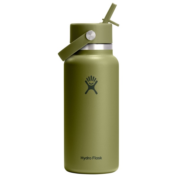 Hydro Flask Wide Flex Straw Cap Drinkfles ml Olijfgroen