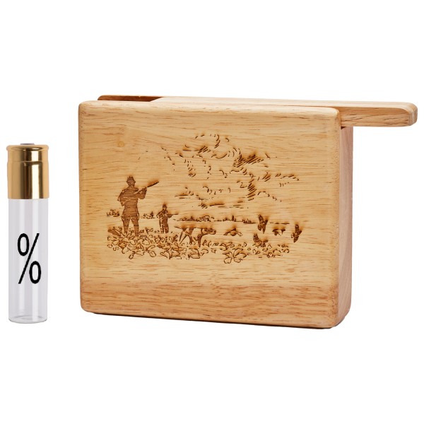 Image of ØYO - Lerka Wooden Schnapps Box - Flachmann Gr One Size wood