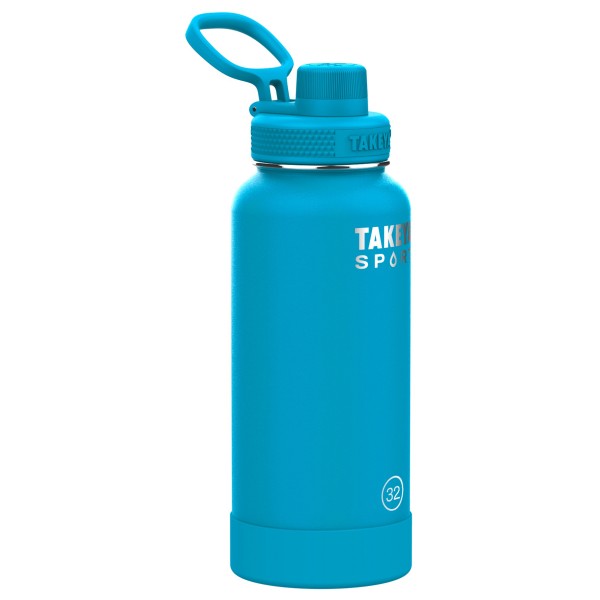 Image of Takeya - Sport Copper Insulated Bottle 950 ml - Isolierflasche Gr 950 ml blau;schwarz