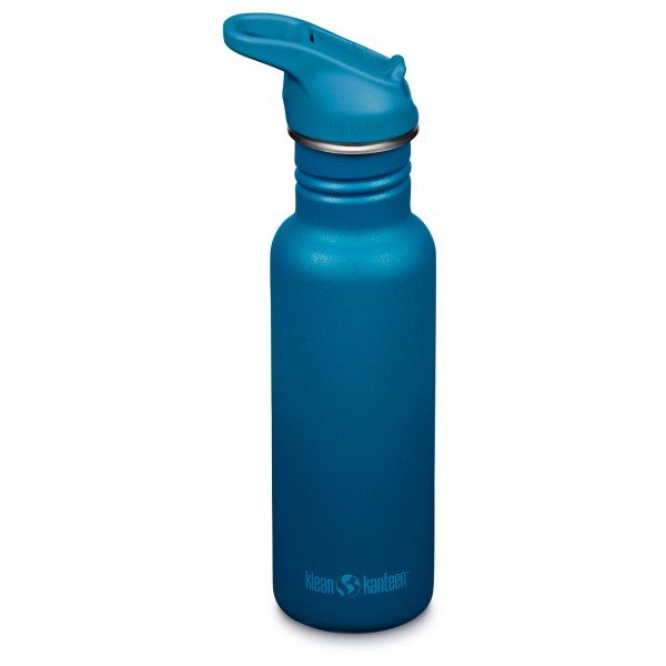 Klean Kanteen Classic Narrow Flip Sport Trinkflasche Wandern (Gr 532 ml |blau)