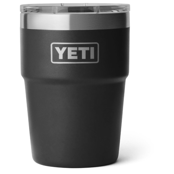 Yeti Coolers Rambler Stackable Cup Isolierbecher (Gr 473 ml |grau/schwarz)
