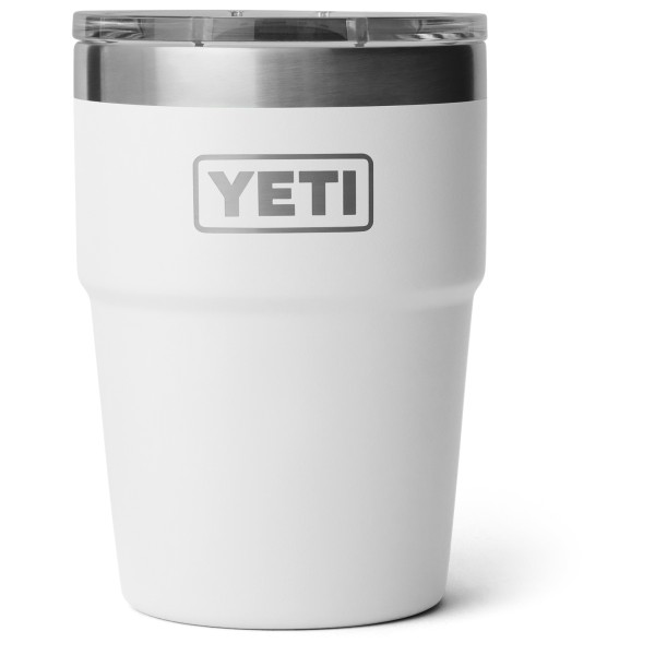 Yeti Coolers Rambler Stackable Cup Isolierbecher (Gr 473 ml |grau/weiß)