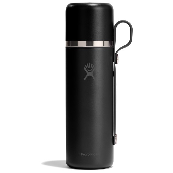 Hydro Flask Hot Flask And Cup Isolierflasche (Größe 1065 ml |schwarz/grau)
