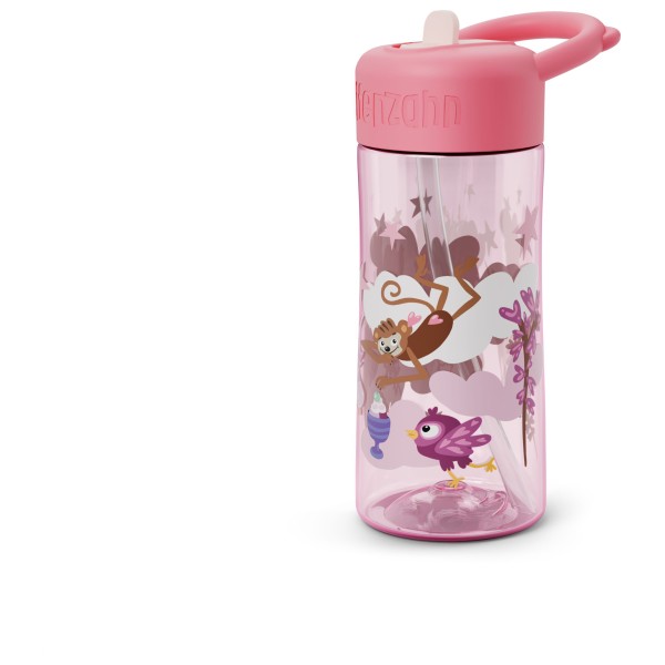 Affenzahn Kunststoff Trinkflasche Trinkflasche Kinder (Gr 0,43 l |rosa)