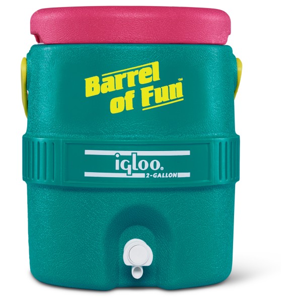 IGLOO – Retro 2 Gallon Barrel Of Fun – Waterzak maat , turkoois Turquoise