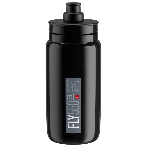 Elite Fly 2020 Fahrrad Trinkflasche (Größe 750 ml |schwarz/grau)