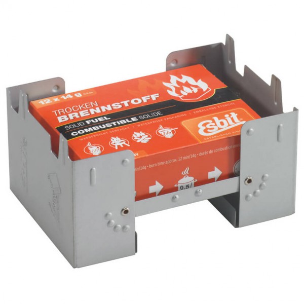 Image of Esbit - Taschenkocher Groß - Trockenbrennstoffkocher Gr 12 x 14 g bei Bergfreunde.ch - der Outdoor Shop