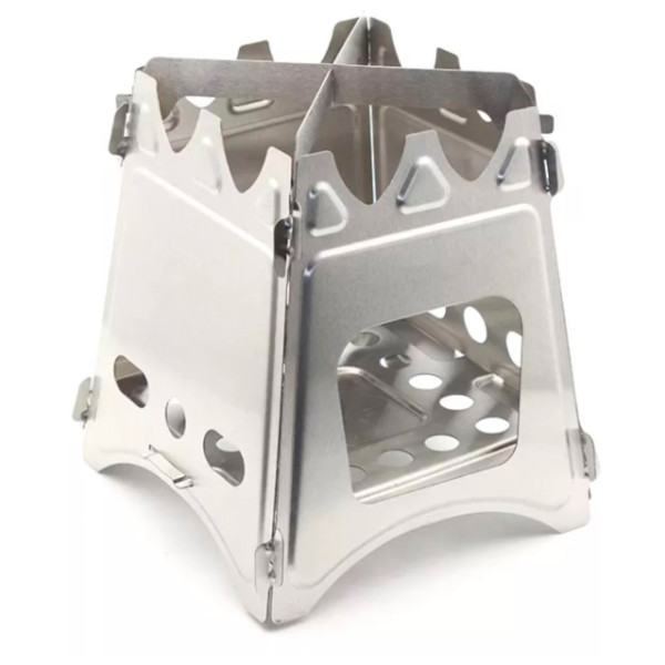 Image of Origin Outdoors - Taschenkocher Stack - Trockenbrennstoffkocher Gr 16,5 x 16,5 x 18,5 cm stainless steel