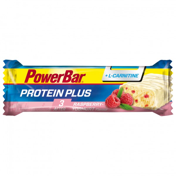 Image of PowerBar - ProteinPlus + L-Carnitin Raspberry-Yoghurt - Recoveryriegel Gr 35 g raspberry-yoghurt bei Bergfreunde.ch - der Outdoor Shop
