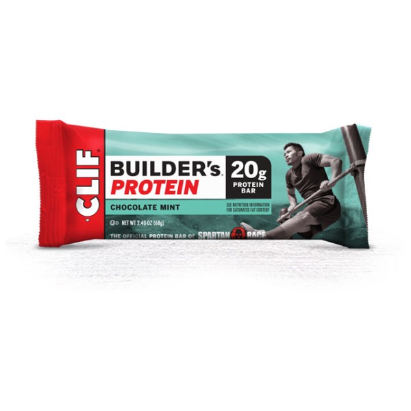 Image of Clif Bar - Builder's Chocolate Mint - Energieriegel Gr 12 x 68 g;68 g bei Bergfreunde.ch - der Outdoor Shop