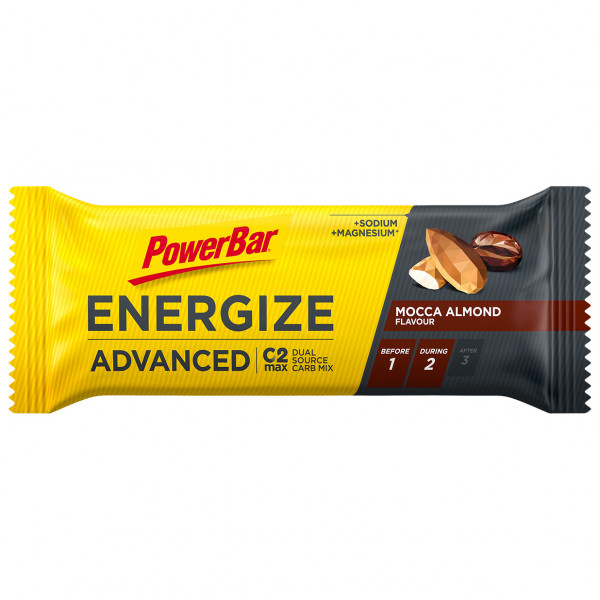 Image of PowerBar - Energize Advanced - Energieriegel Gr 55 g mocca almond bei Bergfreunde.ch - der Outdoor Shop
