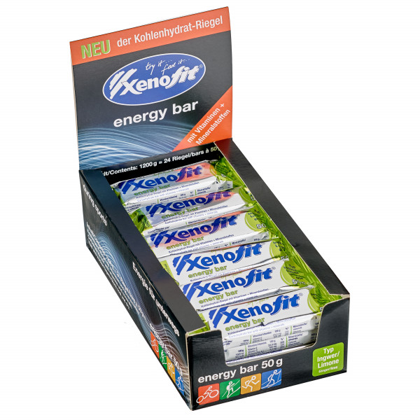 Image of Xenofit - Energy Bar Typ Ingwer/Limone - Energieriegel Gr 24 x 50 g;50 g bei Bergfreunde.ch - der Outdoor Shop