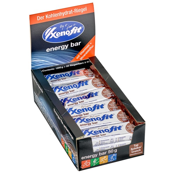 Image of Xenofit - Energy Bar Typ Schoko/Crunch - Energieriegel Gr 24 x 50 g;50 g bei Bergfreunde.ch - der Outdoor Shop