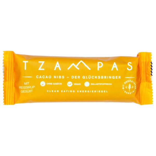 Image of TZAMPAS - Cacao Nibs Bar - Der Glücksbringer - Energieriegel Gr 16 x 40 g der glücksbringer bei Bergfreunde.ch - der Outdoor Shop