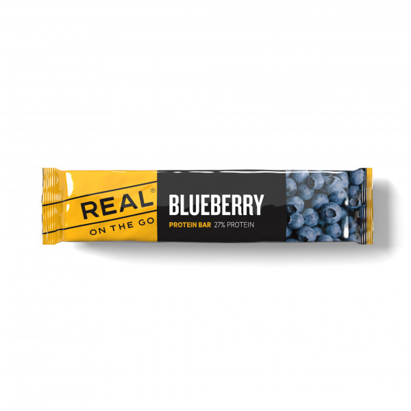 Image of Real Turmat - OTG Protein Bar Blueberry - Recoveryriegel Gr 40 g gelb bei Bergfreunde.ch - der Outdoor Shop