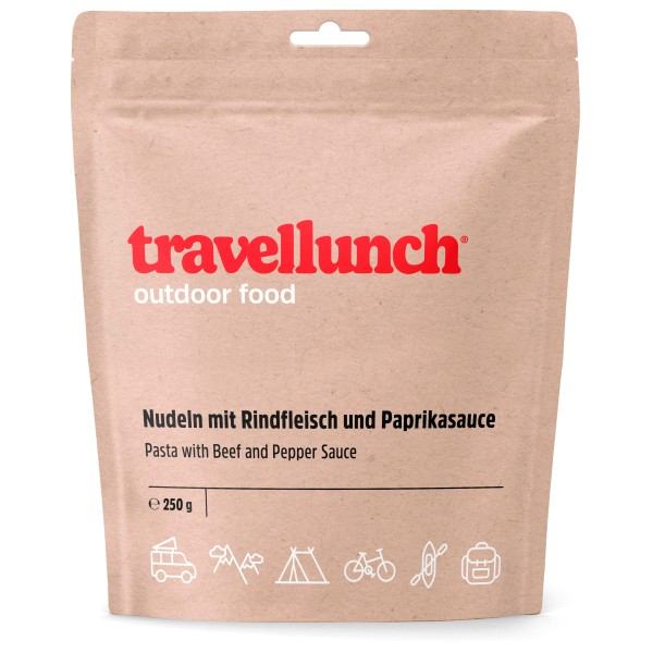Image of Travellunch - Nudeln mit Rindfleisch und Paprikasauce Gr 250 g