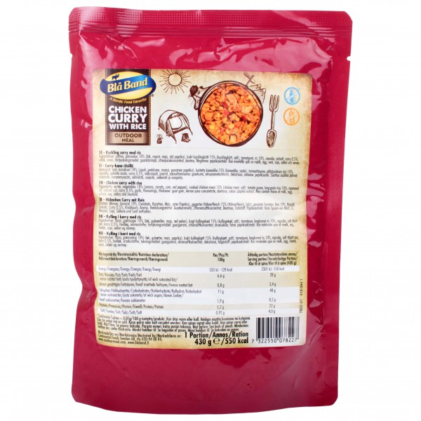 Image of Blå Band - Chicken Curry with rice Gr 430 g - 550 kcal bei Bergfreunde.ch - der Outdoor Shop