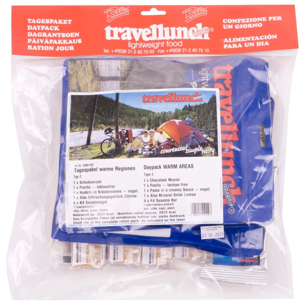 Image of Travellunch - Tagespaket ''Warme Regionen'' Typ 2 Gr 700 g bei Bergfreunde.ch - der Outdoor Shop