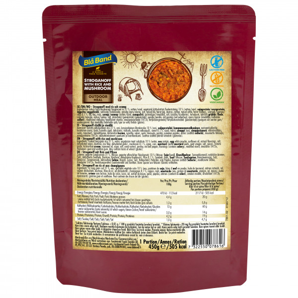 Image of Blå Band - Stroganoff with Rice and Mushrooms Gr 450 g - 505 kcal bei Bergfreunde.ch - der Outdoor Shop