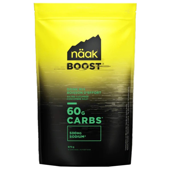 Näak Boost Energy Drink Mix Salted Cucumber Bag Outdoor Lebensmittel (Gr 975 g)