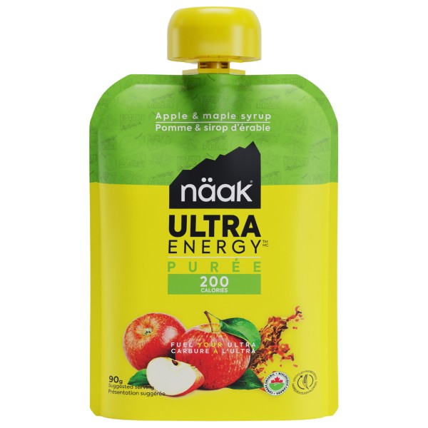 Näak Näak Ultra Energy Purée Apple & Maple Syrup Outdoor Lebensmittel (Gr 90 g)