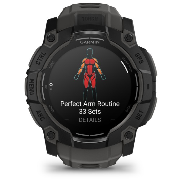 Garmin Instinct 3 Amoled 50 mm Multifunktionsuhr (schwarz)