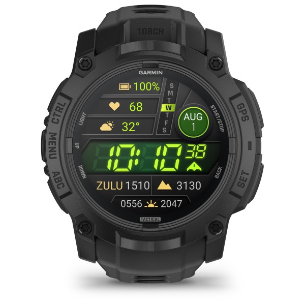 Garmin Instinct 3 Amoled 50 mm Multifunktionsuhr (schwarz)