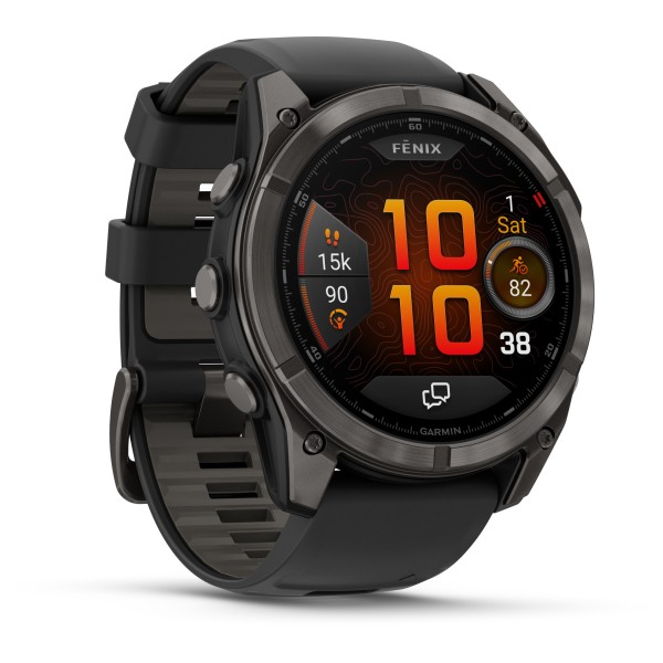 Garmin - Fenix 8 Pro 51 mm - Multifunktionsuhr schwarz/grau