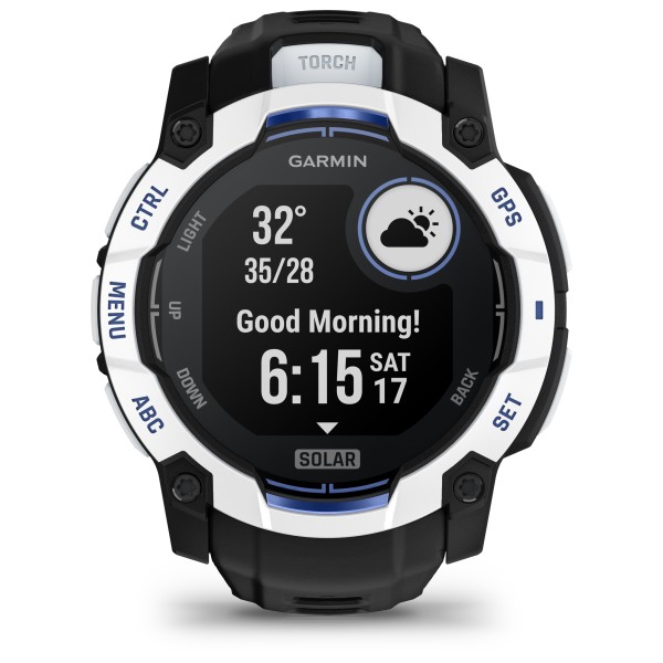 Garmin Instinct 3 Solar 50 Multifunktionsuhr (schwarz)
