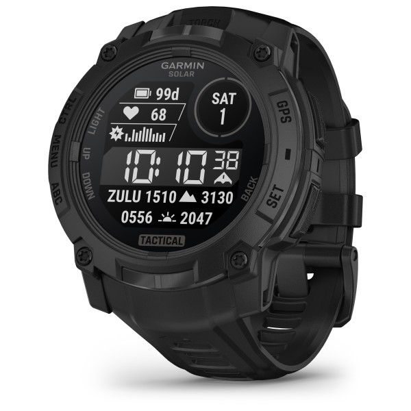 Garmin Instinct 3 Solar Tactical Edition 50 mm Multifunktionsuhr (schwarz)