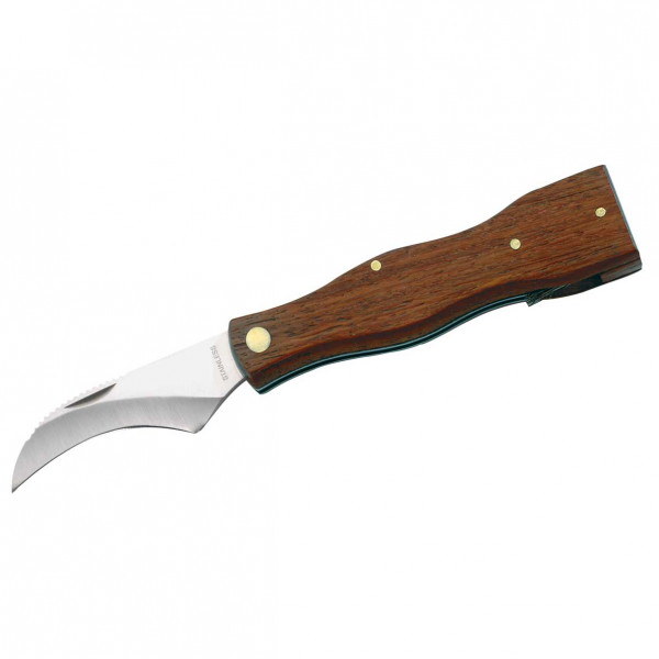 Herbertz – Pilzmesser inklusive Bürste – Mes / Steel / Wood