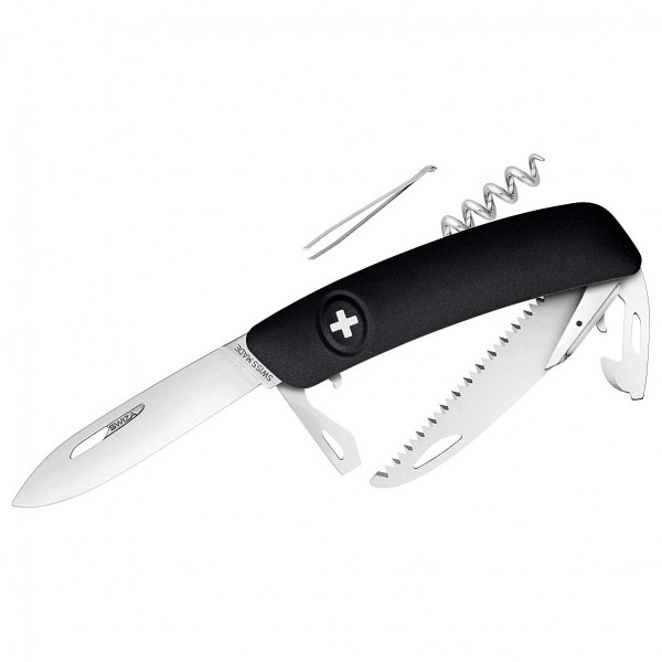 Image of Swiza - Schweizer Messer D05 - Messer Gr 7,5 cm oliv;weiß bei Bergfreunde.ch - der Outdoor Shop