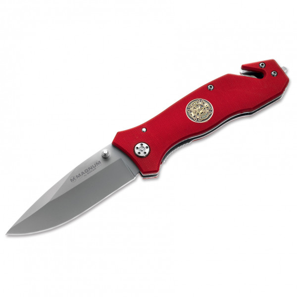 Image of Magnum - Fire Brigade - Messer Gr Klinge 8,5 cm rot bei Bergfreunde.ch - der Outdoor Shop