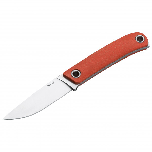 Image of Manly - Patriot D2 - Messer Gr Klinge 9,1 cm grau;weiß;weiß/rot bei Bergfreunde.ch - der Outdoor Shop
