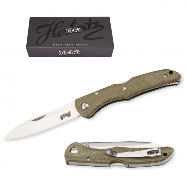 Image of Herbertz Selektion - Taschenmesser Micarta - Messer grün bei Bergfreunde.ch - der Outdoor Shop