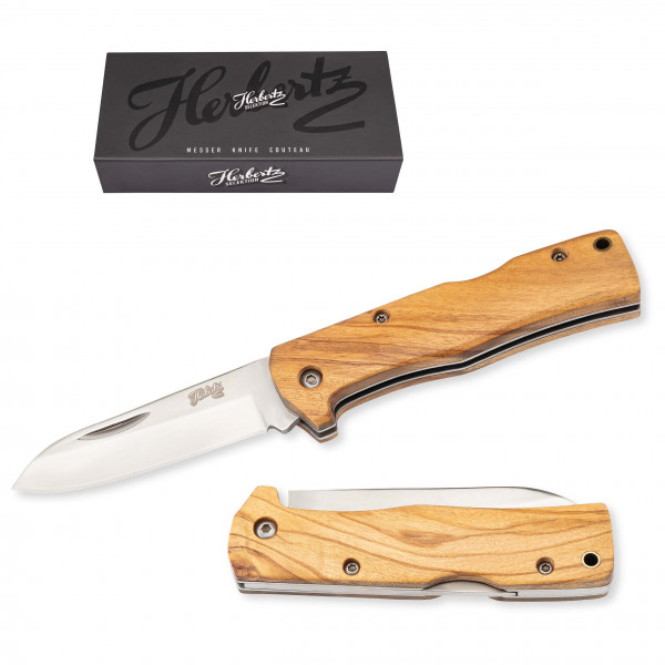 Image of Herbertz Selektion - Taschenmesser Sheepsfoot - Messer Gr Groß - Klingenlänge 9 cm grün