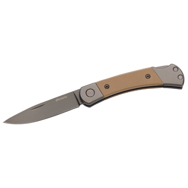 Herbertz - Taschenmesser Titanbeschichtung D2 Small - Messer gelb