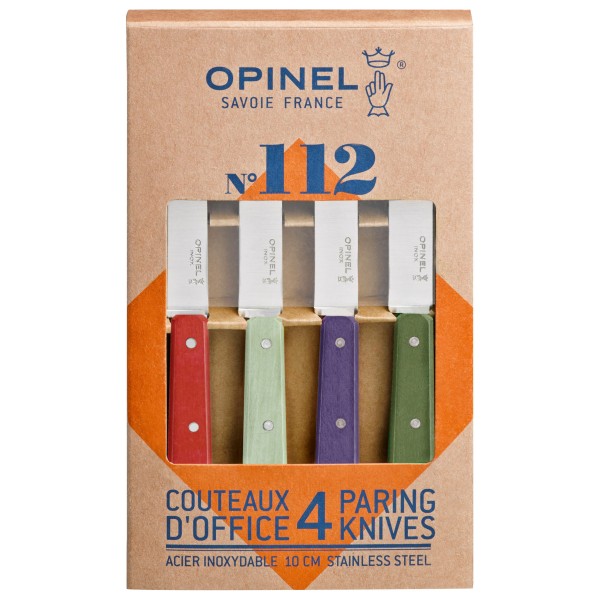 Opinel - Opinel No 112 Paysage Gemüsemesser Set - Messer Gr Set of 4 beige