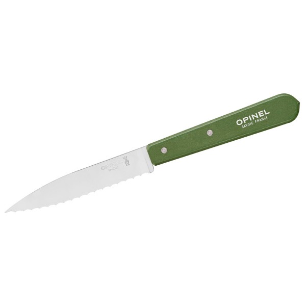 Opinel – Opinel No 113 Paysage Rillenmesser – Mes /olijfgroen Wit