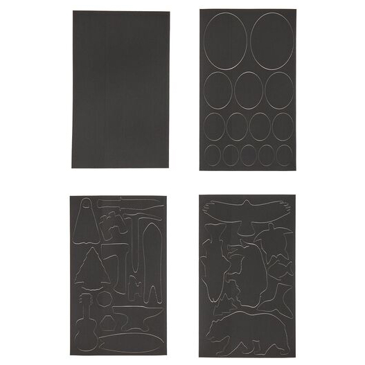 Image of Patagonia - Worn Wear Patch Kit - Reparaturset Gr One Size schwarz