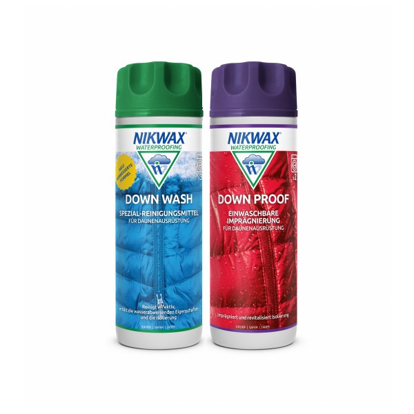 Image of Nikwax - Nikwax Down Wash Direct + Downproof - Waschmittel Gr 2 x 300 ml